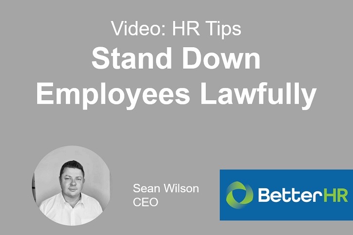Video: Stand Down Employees Lawfully