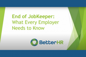 Video: End of JobKeeper – What every employer needs to know