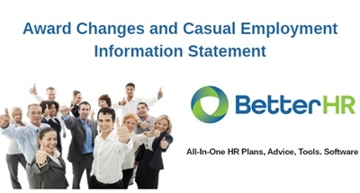 Award Changes and Casual Employment Information Statement