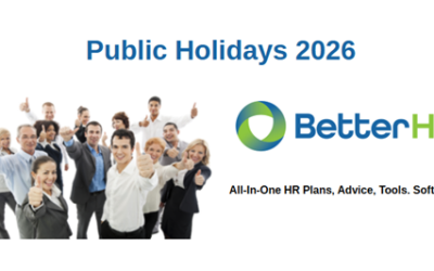 PUBLIC HOLIDAYS 2026